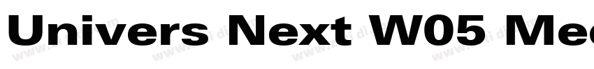 Univers Next W05 Med字体转换